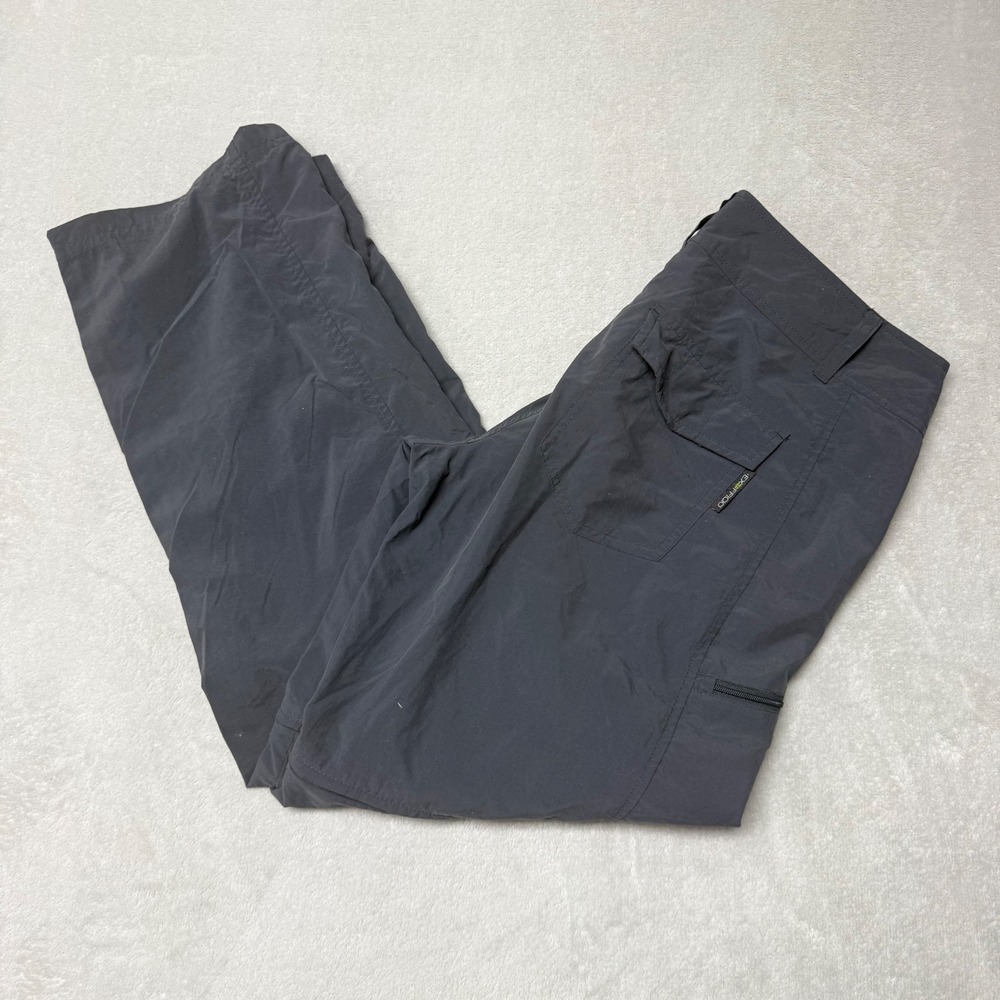 ExOfficio Insect Shield Womens Convertible Hiking Pants Gray Size 8 Inseam 29